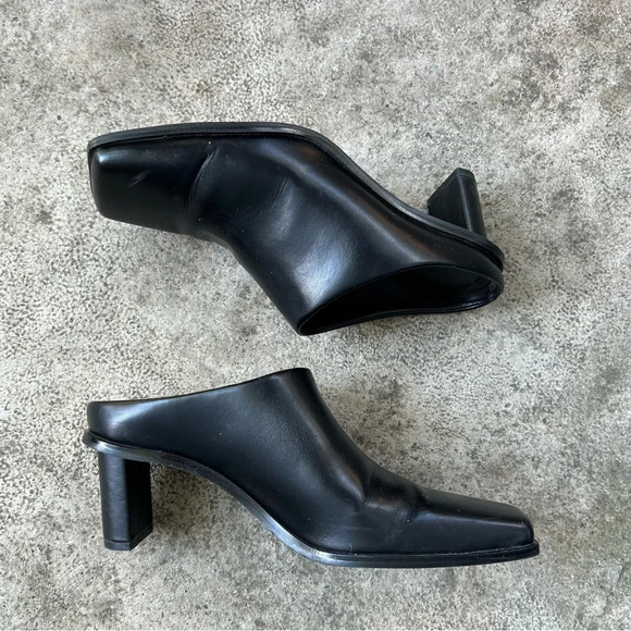 Oak & Fort Square toe Mules,  size 7, - Picture 2 of 9